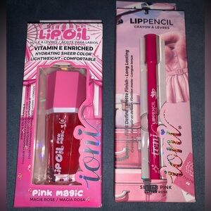 NWT | IONI 5 item Lip bundle |Shea Butter Lipsticks, Lip Liner, Lip Oils - Pink